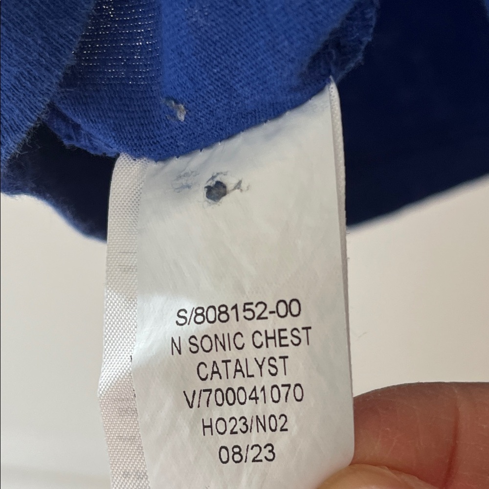 Old Navy Royal Blue Kids Long Sleeve Tee with Character Patch - Picture 7 of 9